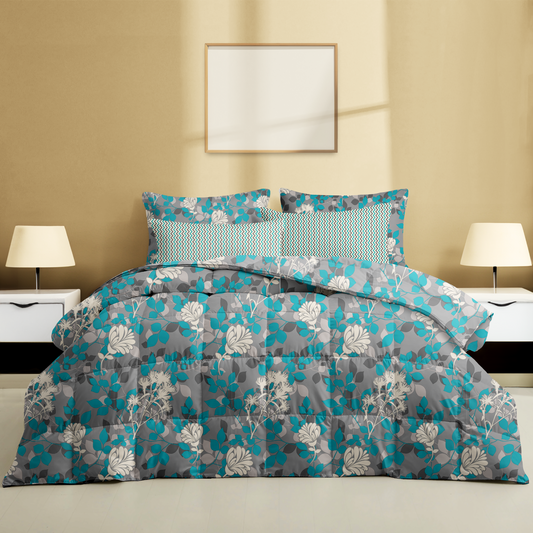 Blue Zic Bedsheet Set