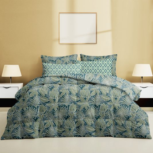 Green Leaf Bedsheet Set