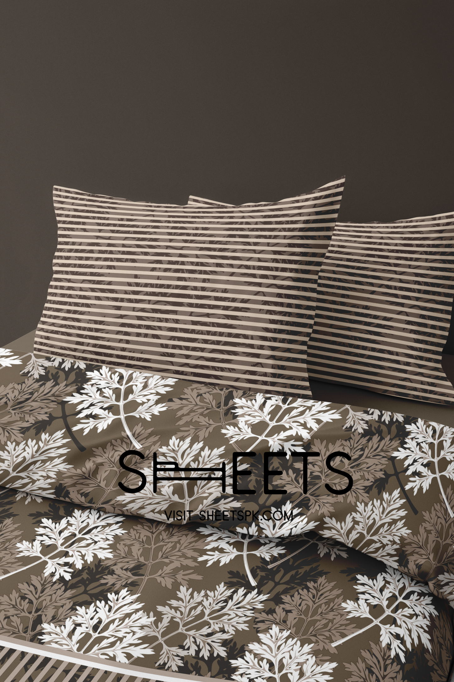 ZARA BROWN BEDSHEET SET