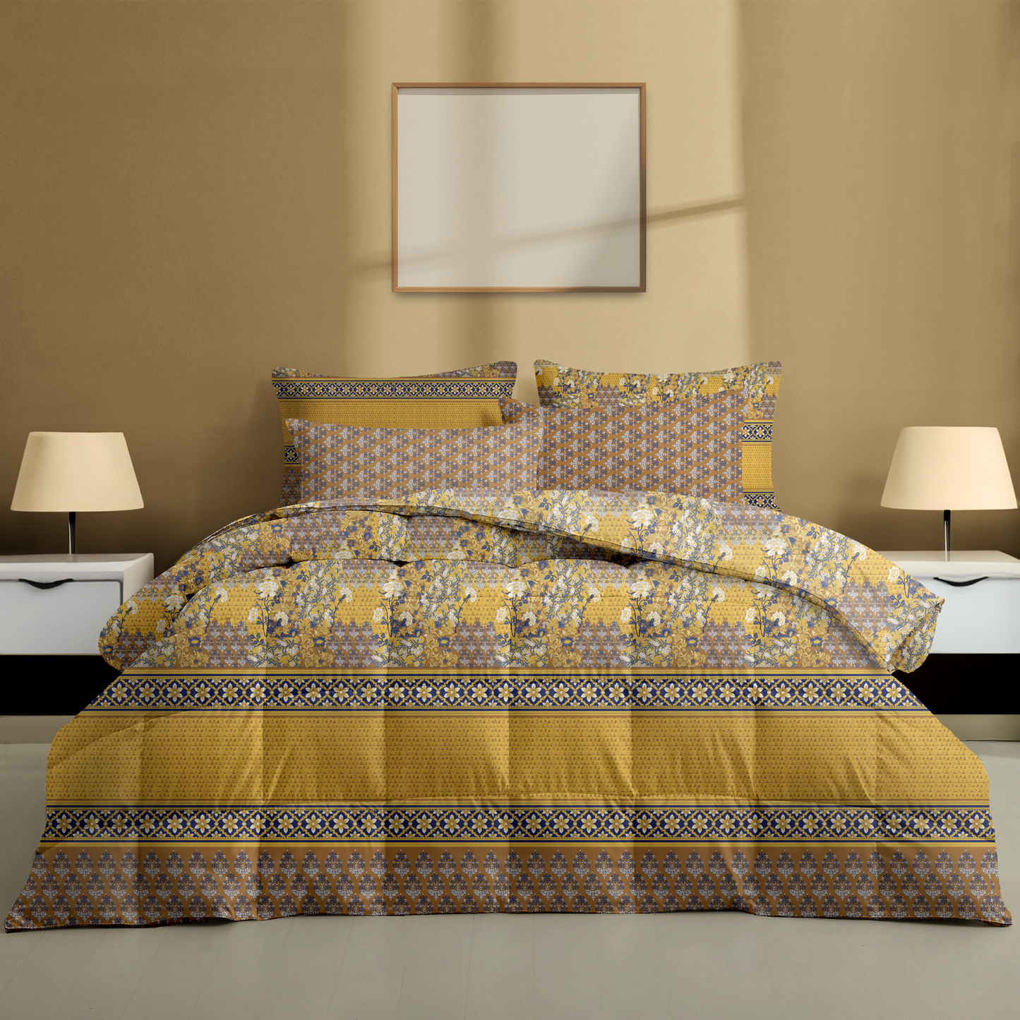 Yellow Classic Bedsheet Set