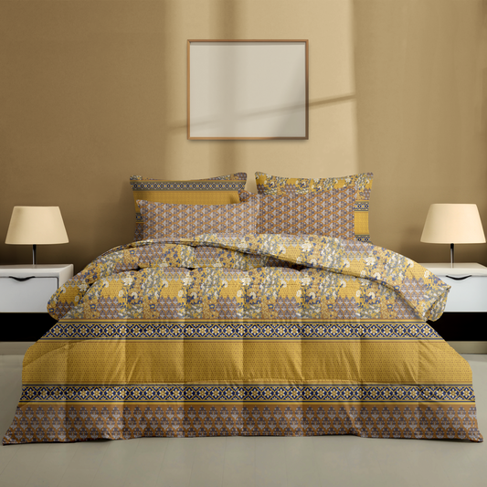 Yellow Classic Bedsheet Set